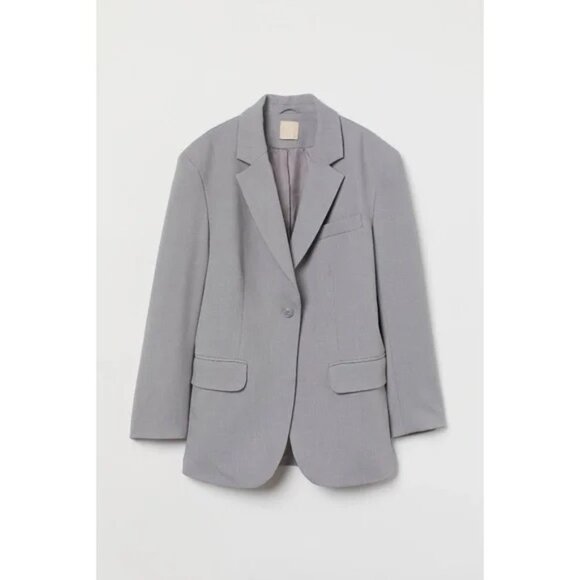 Women's Gray Blazer - Picture 6 of 7